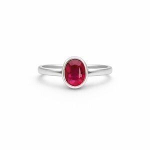 S925 Ruby Oval Ring